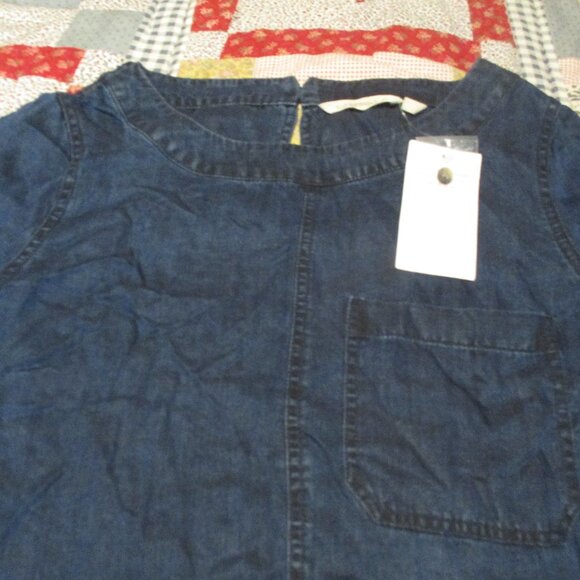 NWT Soft Surroundings Georgica Luxe Tencel Chambray Top Size Small - Picture 4 of 6